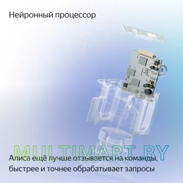 Умная колонка Яндекс Станция Миди (оранжевый) картинка 6